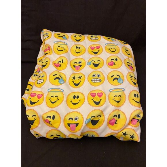 #6231 Emojination Yellow Faces Twin fitted bottom sheet 100% Polyester - Picture 1 of 6